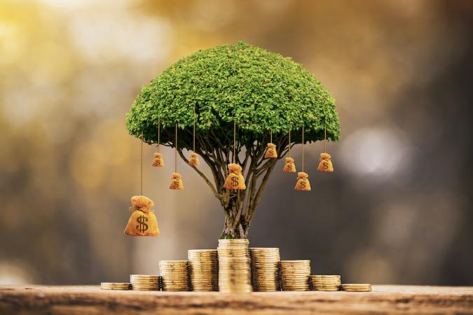 Hands counting banknotes—building an emergency fund
